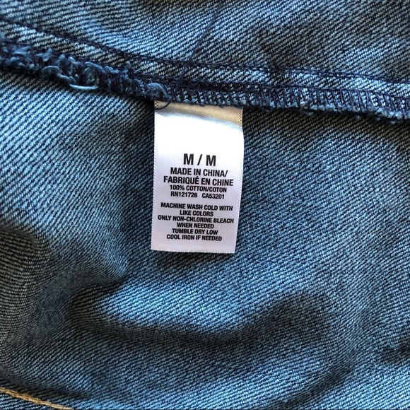 Aeropostale Jean Jacket Medium Blue Size Medium - Picture 8 of 9